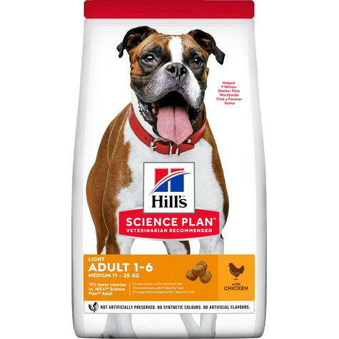 Hills,Hillsdog Ad Ad Light Chicken 2,5kg