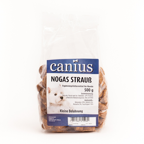 canius snacks,canius nogas struț 500 g
