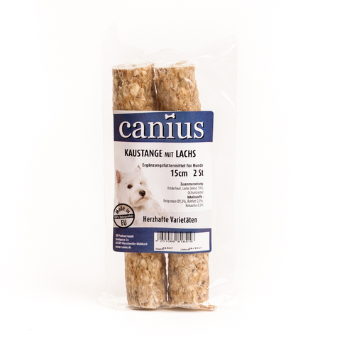 Canius Snacks,Can.Chewing Stick Salmon 15cm 2er