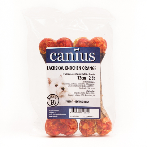 Canius Snacks,Can.Salmon.Chew.Orange 12cm 2er