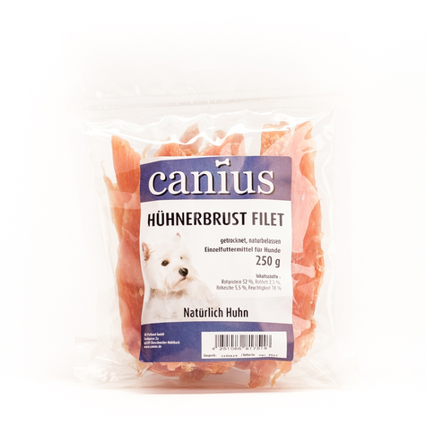 Canius Snacks,Cani. File De Piept De Pui 250g