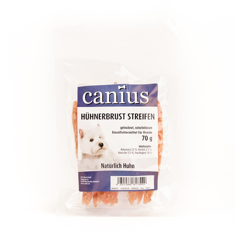 Canius Snacks,Cani. Fâșii De Piept De Pui 70g