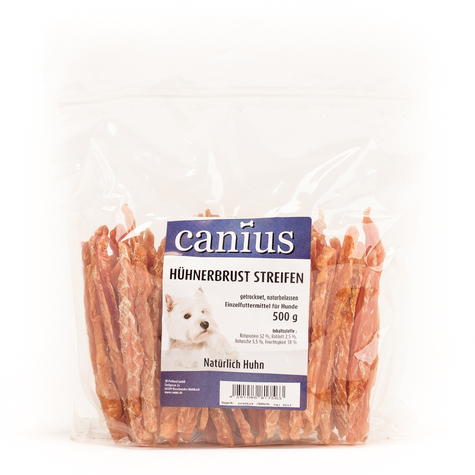 Canius Snacks,Cani. Fâșii De Piept De Pui500g