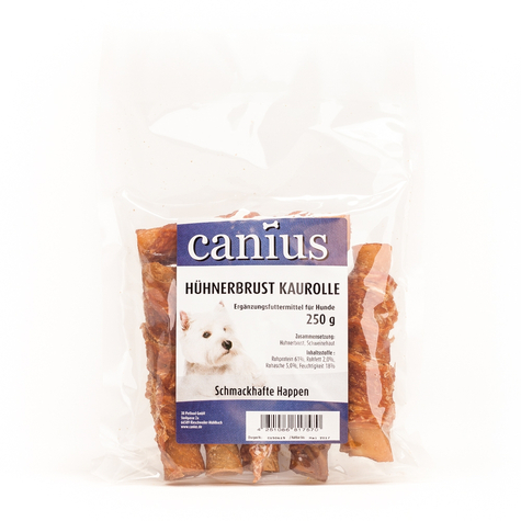 Canius Snacks, Cani. Chicken Breast Chew Roll.250g