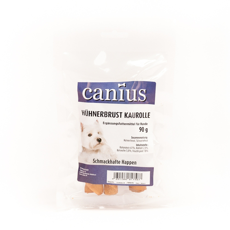 Canius Snacks,Cani. Chicken Breast Chewy Roll 90g