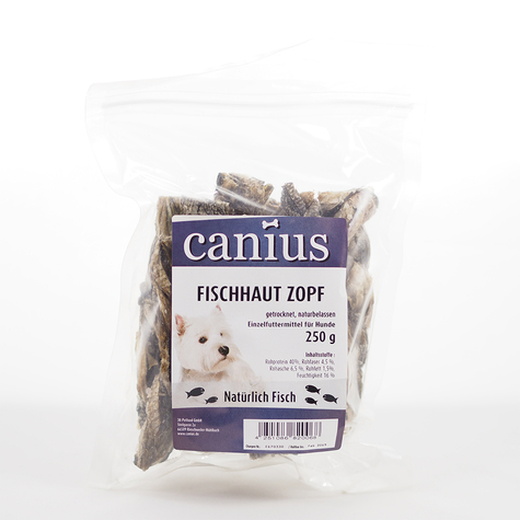 Canius Snacks,Canius Fish Skin Plait 250 G