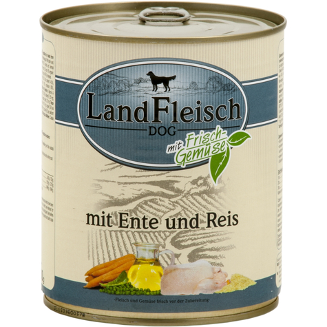 Landfleisch,Landfleisch Rață+Rice 800gd
