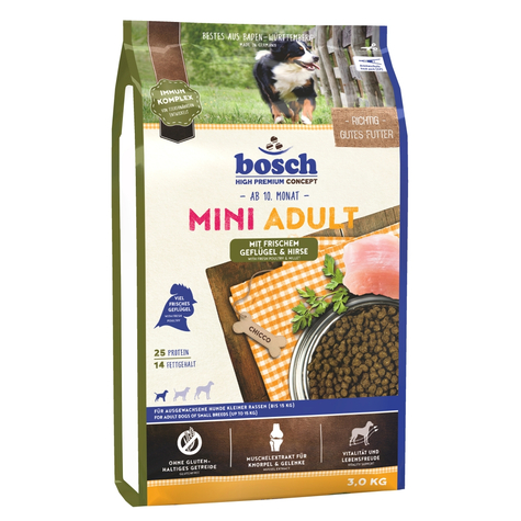 Bosch,Bosch Mini Poultry+Millet 1kg