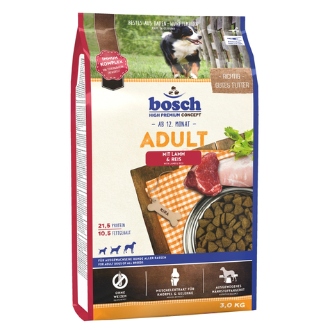 Bosch,Bosch Lamb+Rice 3kg