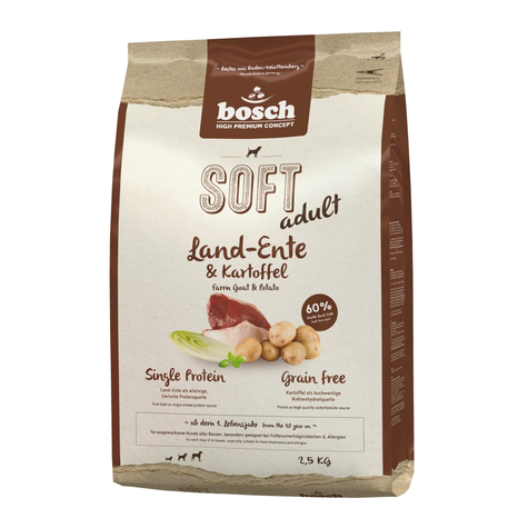 Bosch, Bosch Soft Duck+Potato. 2,5 Kg