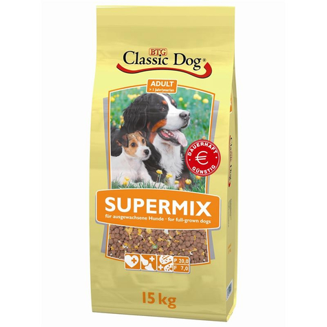 Câine Clasic,Câine Clasic Supermix 15 Kg