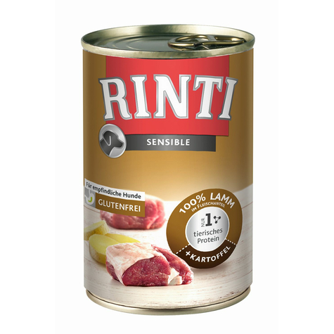 Finnern Rinti,Rinti Sensi.Lamb+Potato. 400gd