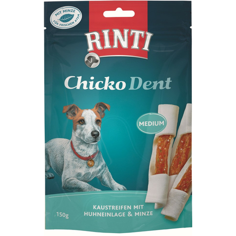 Finnern Rinti Snacks,Rinti Chicko Dent Minzmed 150g