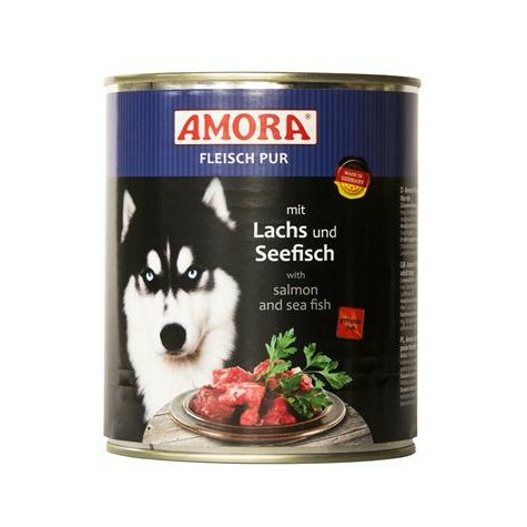 Amora,Amora Dog Pure Salmon+Seef 800gd
