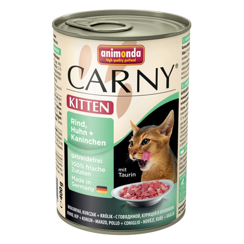 Animonda Cat Carny,Carny Pisoi Carne De Vită+Pui+K.400gd