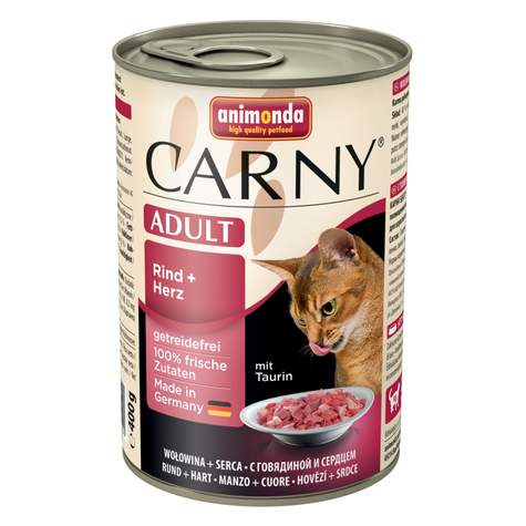 Animonda Cat Carny,Carny Adult Beef+Heart 400gd