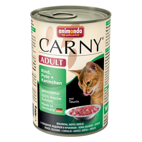 Animonda Cat Carny, Carny Adult Beef+Curcan+Ka.400gd
