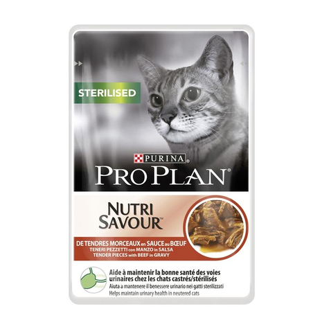 Pro Plan,Pp Pisică Sterilizată Carne De Vită 85gp