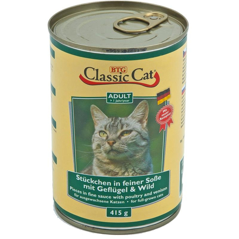 Pisica Clasică,Class.Cat Sauce Gefl-Wild 415gd