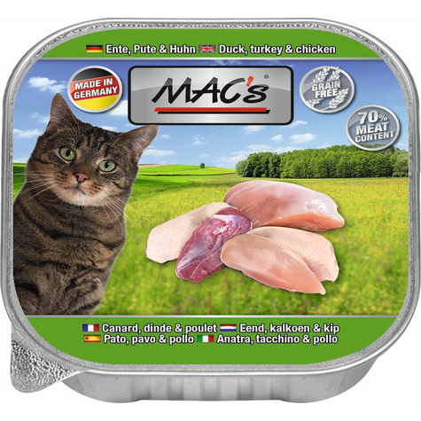Mac's, Macs Cat Rață-Turc-Pui 85gs