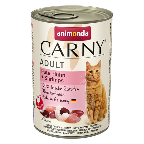 Animonda Cat Carny,Carny Curcan+Pui+Creveți 400gd