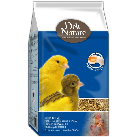 Deli Nature Bird,Dn.Egg Food Yellow Moist 1 Kg