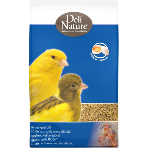 Deli Nature Bird,Dn.Egg Food Yellow Moist 10 Kg