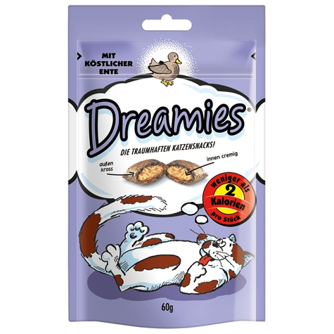 Dreamies,Mars Dreamies Cat Duck 60 G