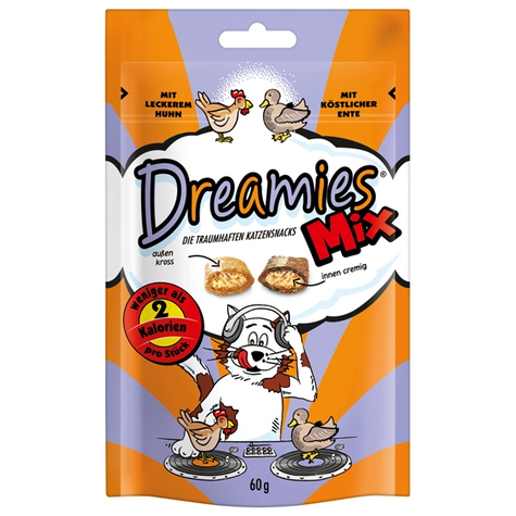Dreamies,Mars Dreamiesmix Chicken-Duck 60g
