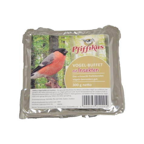 Pfiffikus Hrană Pentru Păsări Sălbatice, Pfiff.Bird Bufet Insecte 1st
