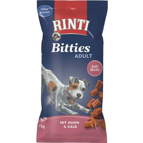 Finnern Rinti Snacks,Rinti Bitties Pui+Vițel 75g