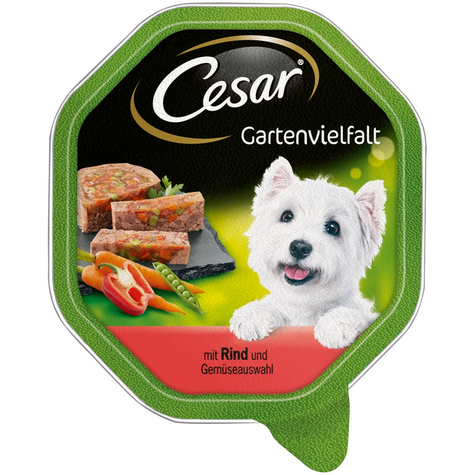 Cesar,Ces.Gardenv.Beef & Vegetables150gs