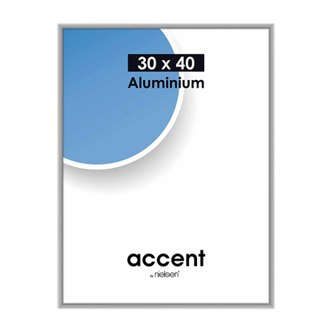 Nielsen Accent 30x40 Aluminiu Argintiu Mat 52424