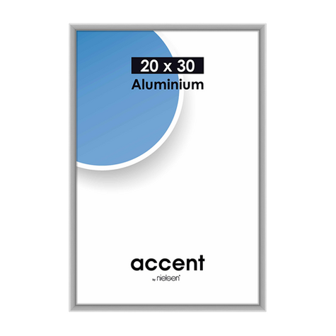 Nielsen Accent 20x30 Aluminiu Argintiu Mat 53524
