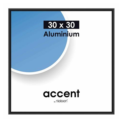 Nielsen Accent 30x30 Aluminiu Negru Mat 54126