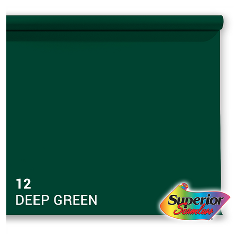 Superior Background Paper 12 Deep Green 2.72 X 11m