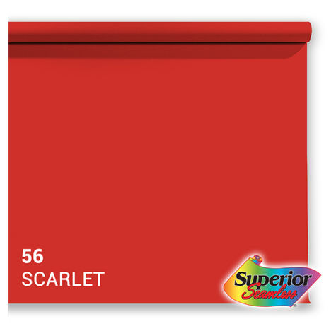 Superior Background Paper 56 Scarlet 2.72 X 11m