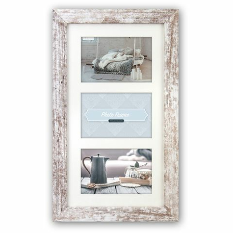 Zep Picture Frame V23136 Nelson 6 3q White Wash F 3 Pictures