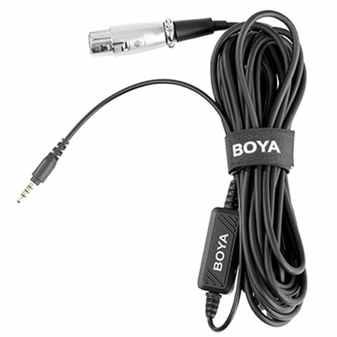 Conector Boya Xlr La 3,5 Mm Trs By-Bca6