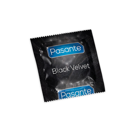 Prezervative : Prezervative De Catifea Neagră Pasante 144pcs