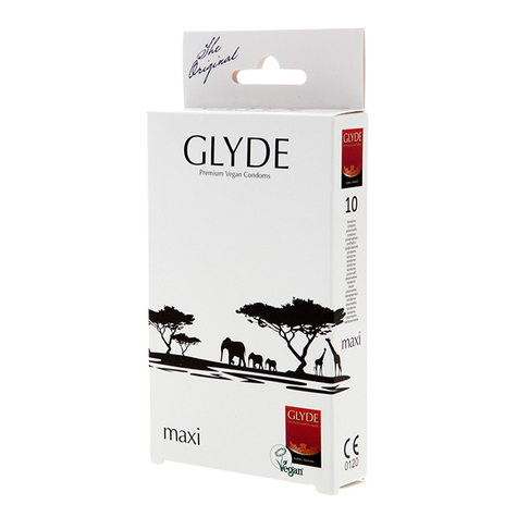 Prezervative : Glyde Ultra Maxi 10 Large Condooms
