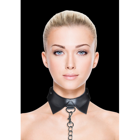 Bondage : Exclusive Collar & Leash Black