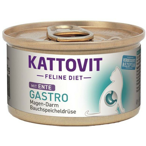 Kattovit Feline Diet Gastro Duck Gastrointestinal / Scuipat Abdominal