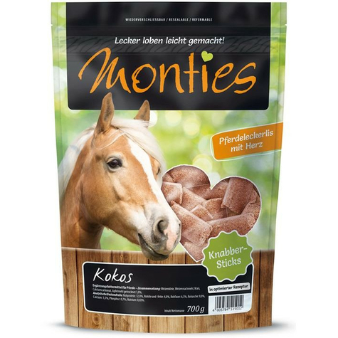 Allco Monties Horse Snack Bețe De Nucă De Cocos Presate 700g