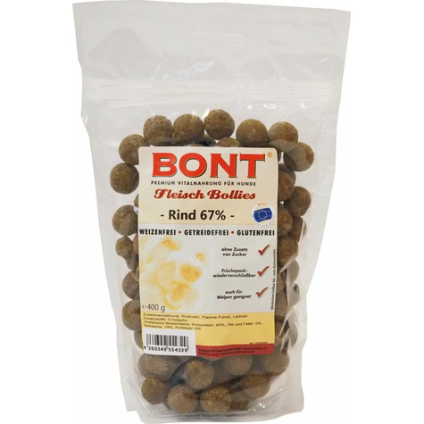 Bont Meat Bollies Beef 400g