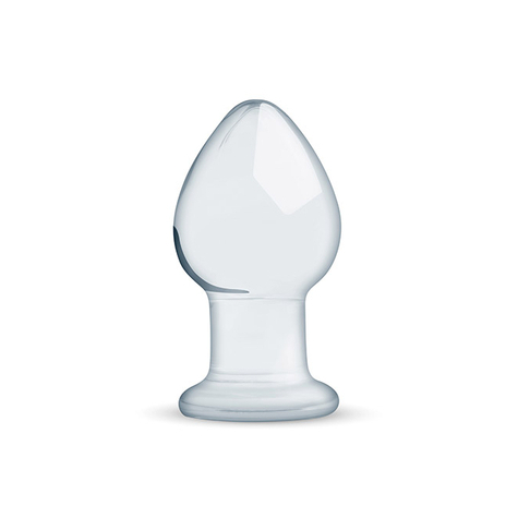 Analplug : Dop De Fund Din Sticlă Transparentă