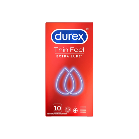 Durex Thin Extra Wet 10 Prezervative
