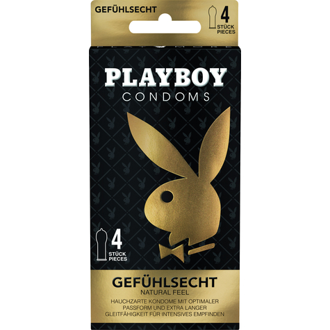 Prezervative Playboy Se Simt Reale 4pcs