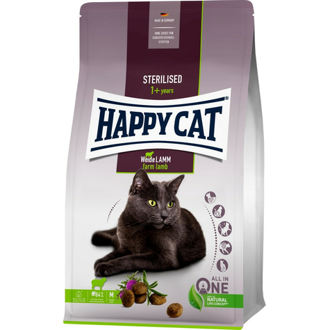Happy Cat Sterilizat Adult Sterilizat Miel De Pășune 10 Kg