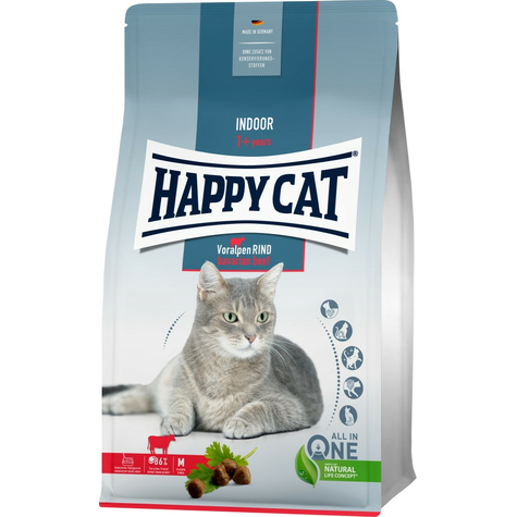 Happy Cat Indoor Adult Adult Foothills Beef 4 Kg
